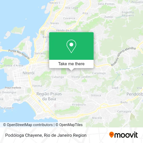 Podóloga Chayene map