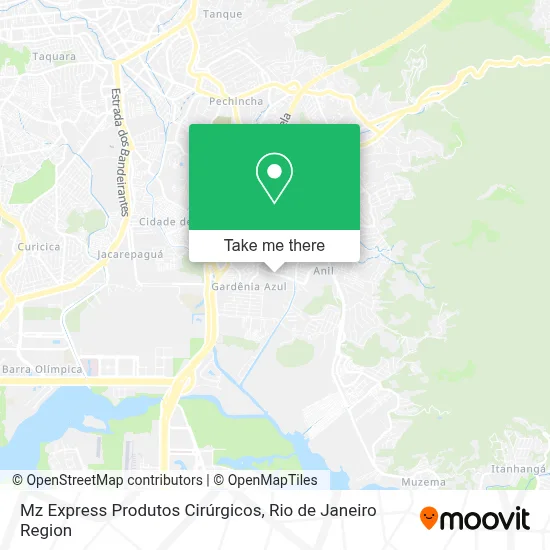 Mz Express Produtos Cirúrgicos map