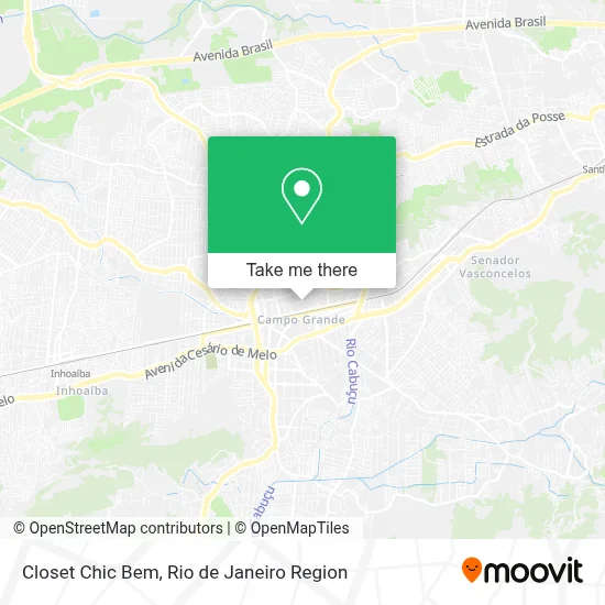 Closet Chic Bem map