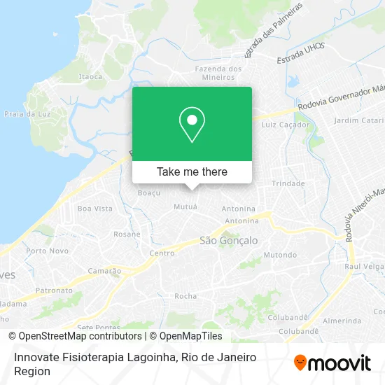 Innovate Fisioterapia Lagoinha map