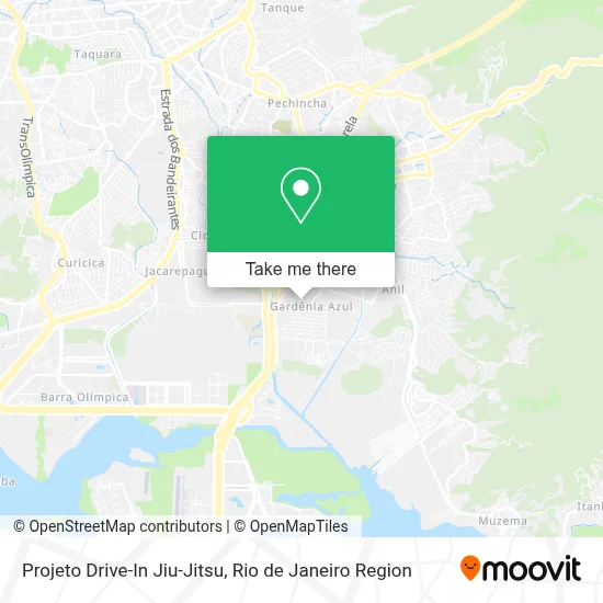 Projeto Drive-In Jiu-Jitsu map
