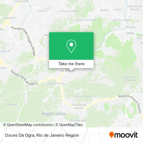 Doces Da Ogra map