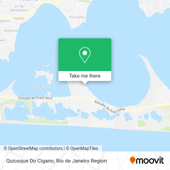 Quiosque Do Cigano map