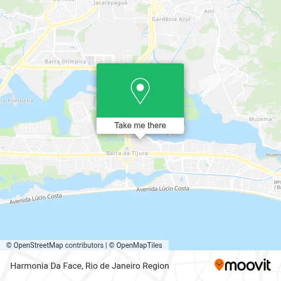 Harmonia Da Face map