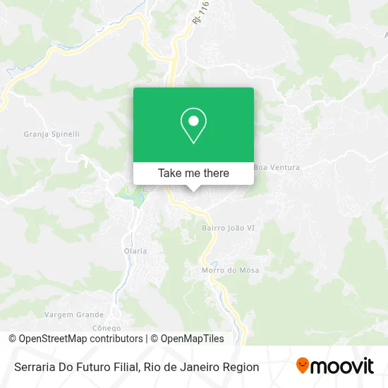 Serraria Do Futuro Filial map