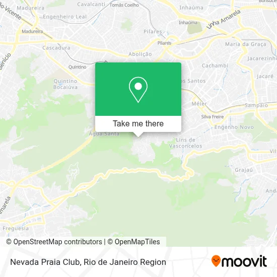 Nevada Praia Club map