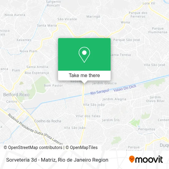 Sorveteria 3d - Matriz map