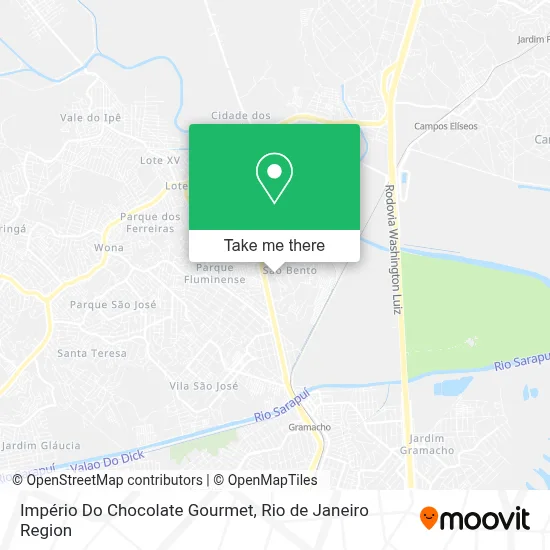 Império Do Chocolate Gourmet map