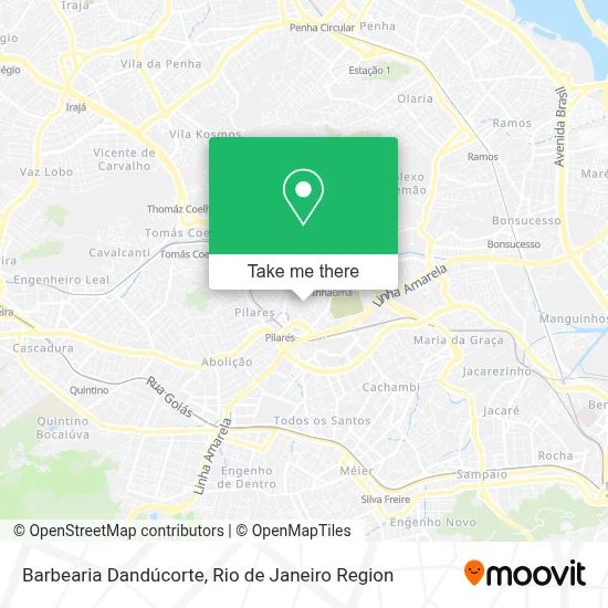 Barbearia Dandúcorte map