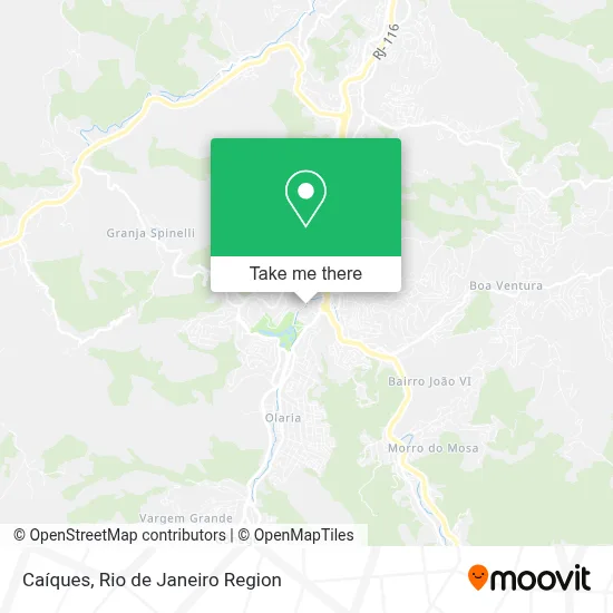 Caíques map