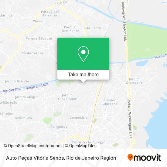 Auto Peças Vitória Senos map