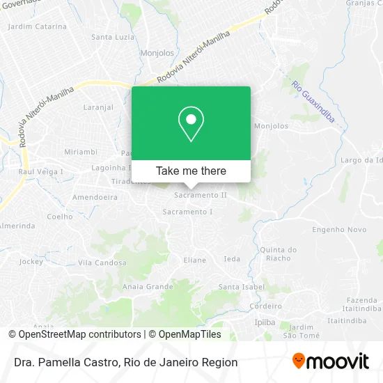 Dra. Pamella Castro map