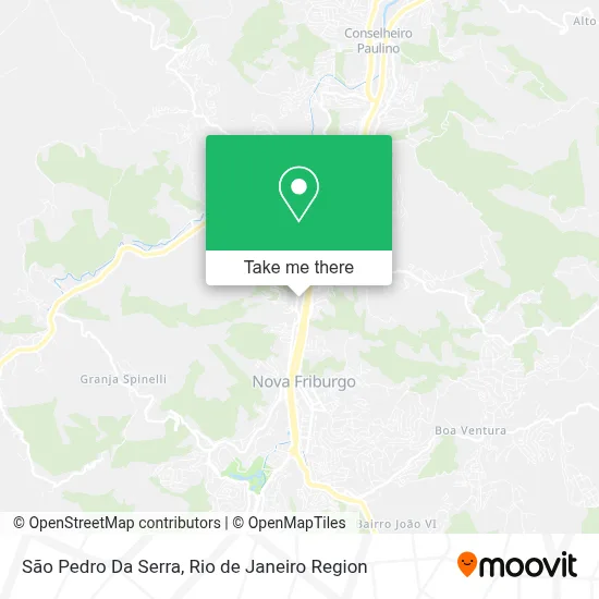 São Pedro Da Serra map