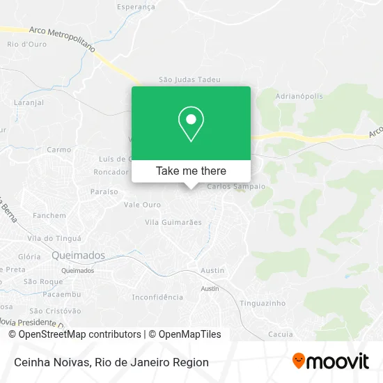 Ceinha Noivas map