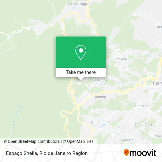 Espaço  Sheila map