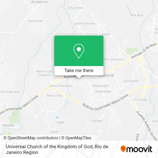 Igreja Universal Do Reino De Deus map
