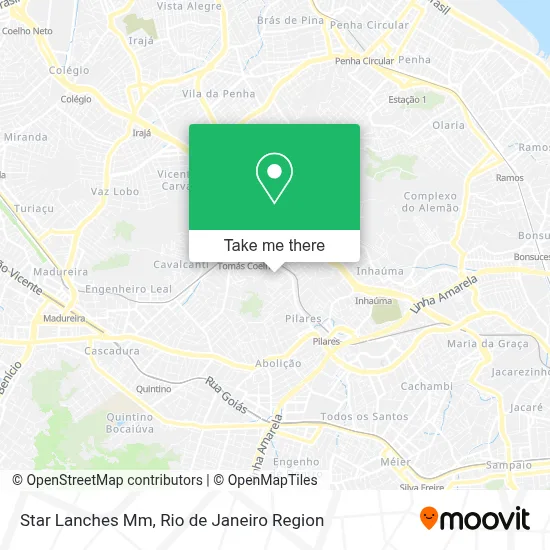 Star Lanches Mm map