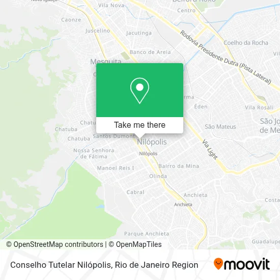 Conselho Tutelar Nilópolis map