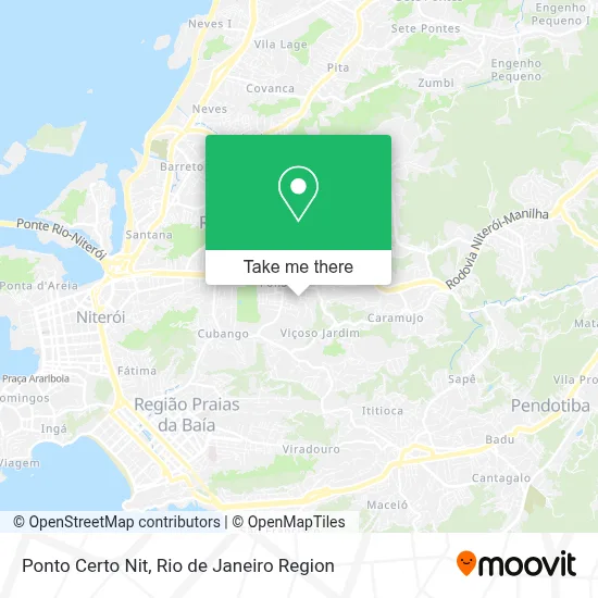 Ponto Certo Nit map