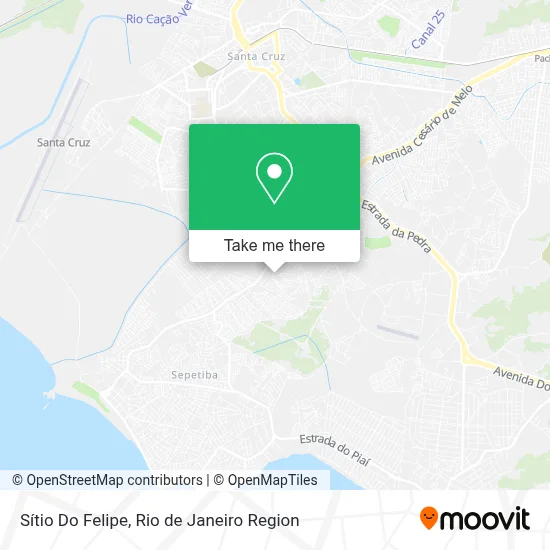 Sítio Do Felipe map