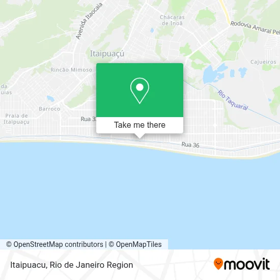 Itaipuacu map