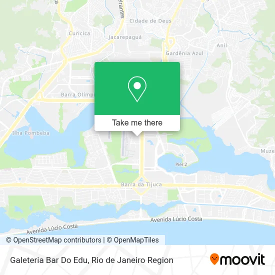 Galeteria Bar Do Edu map