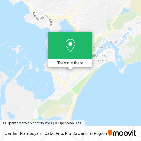 Jardim Flamboyant, Cabo Frio map