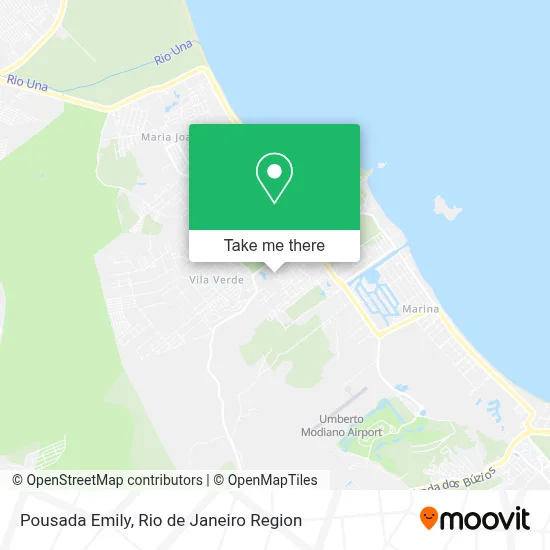 Pousada Emily map