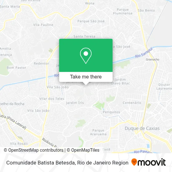 Comunidade Batista Betesda map