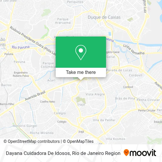 Dayana Cuidadora De Idosos map