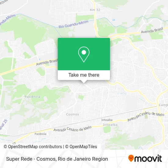 Super Rede - Cosmos map