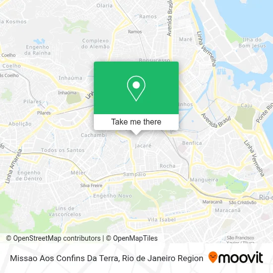 Missao Aos Confins Da Terra map