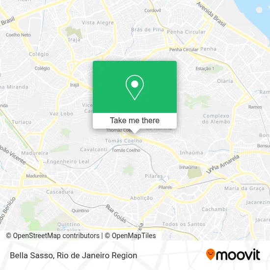 Bella Sasso map