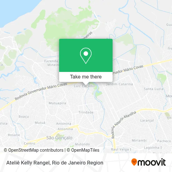 Ateliê Kelly Rangel map