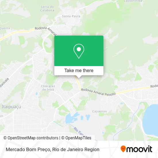Mercado Bom Preço map