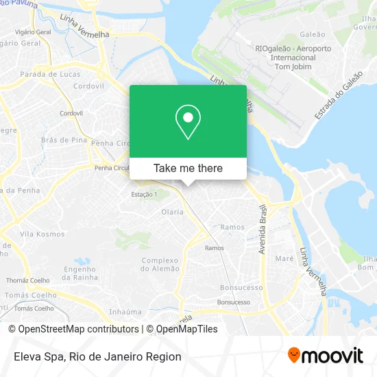Eleva Spa map