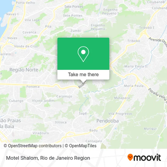Motel Shalom map