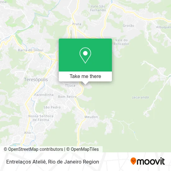 Entrelaços Ateliê map