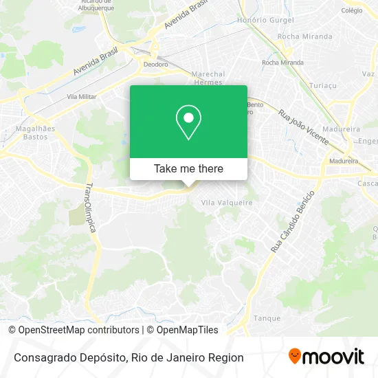 Consagrado Depósito map