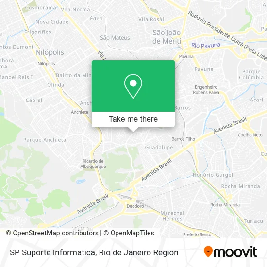 SP Suporte Informatica map