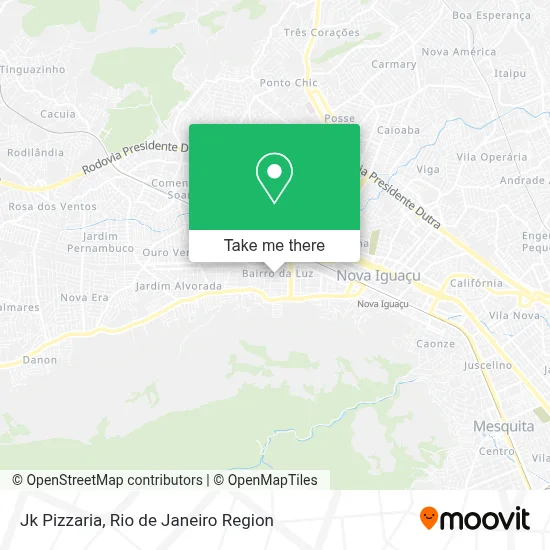 Jk Pizzaria map