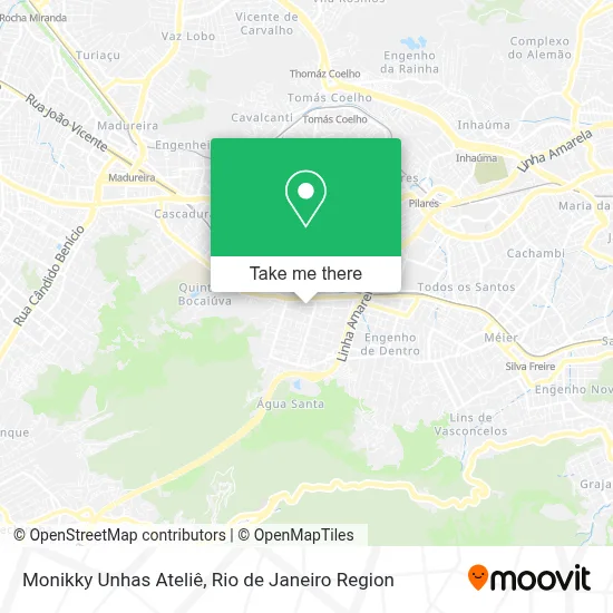 Monikky Unhas Ateliê map
