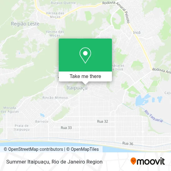 Summer Itaipuaçu map