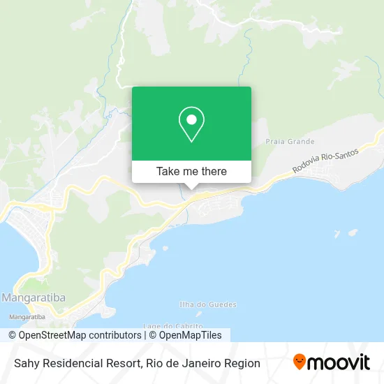 Sahy Residencial Resort map