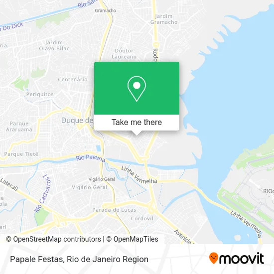 Papale Festas map