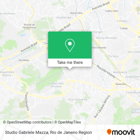 Studio Gabriele Mazza map