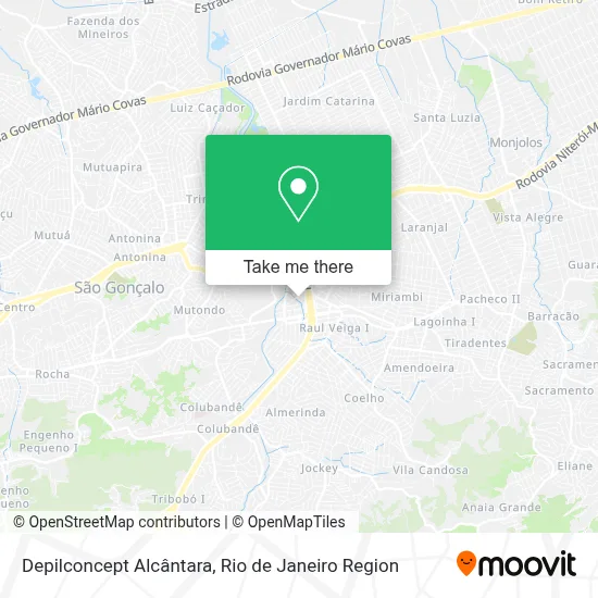 Depilconcept Alcântara map