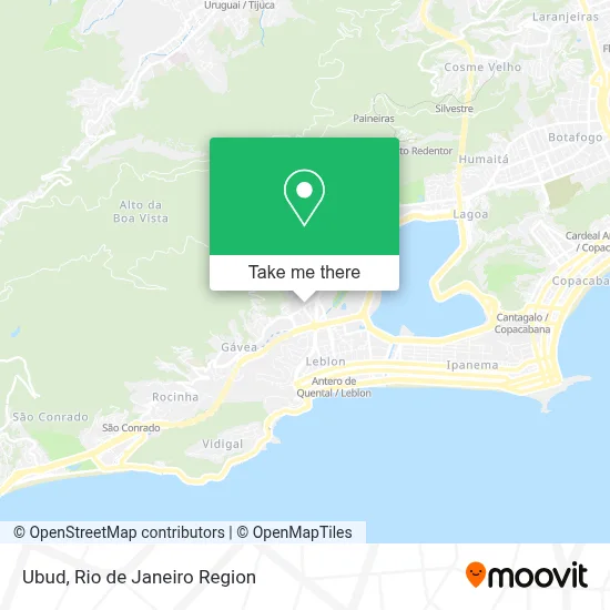 Ubud map