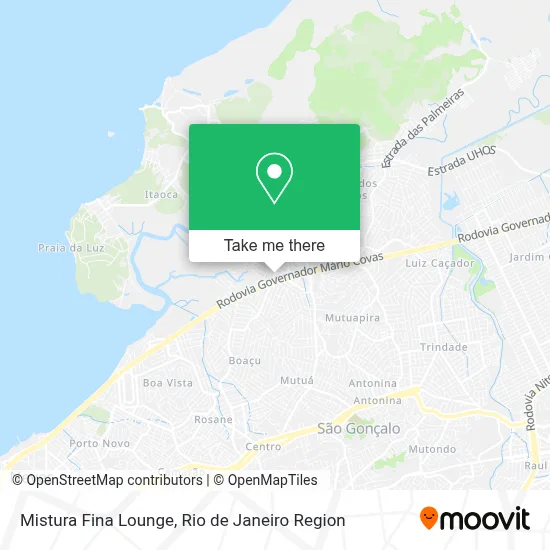 Mistura Fina Lounge map