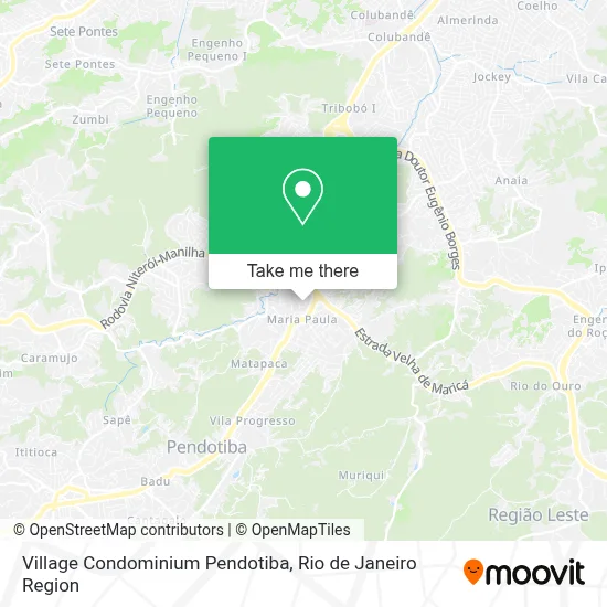 Village Condominium Pendotiba map